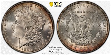 1886 $1 MS66