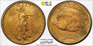 1924 $20 MS65