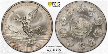 1998-Mo 2 Onza Libertad Ag MS67