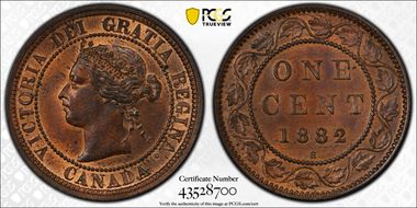 1882-H 1C MS63RB