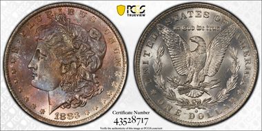 1883-O $1 MS64