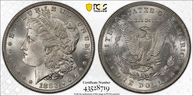 1883 $1 MS65