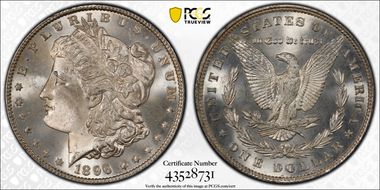 1896 $1 MS64+