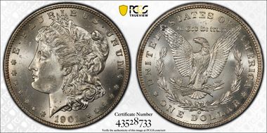1901-O $1 MS65