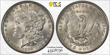 1898-O $1 MS66