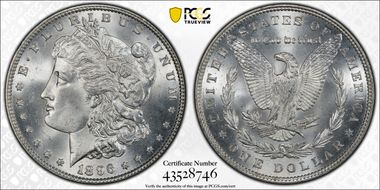 1896 $1 MS65