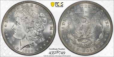 1898 $1 MS65+