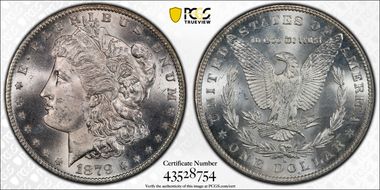 1879-S $1 MS64+