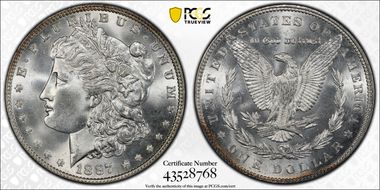 1887 $1 MS65