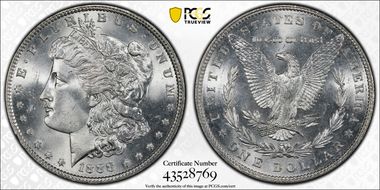 1888 $1 MS65