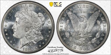 1881-S $1 MS64