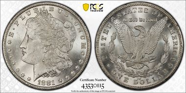1881-CC $1 MS63