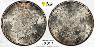 1891-S $1 MS61