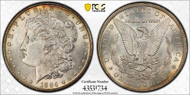 1884-CC $1 MS61
