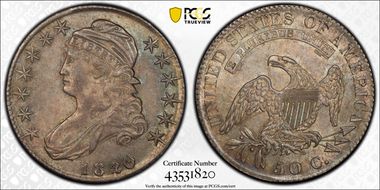 1820/19 50C Curl Base 2 MS63