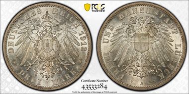 1912-A 3 Mk J-82 MS63