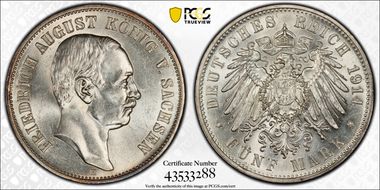 1914-E 5 Mk J-136 AU58