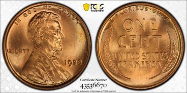 1928 1C MS67RD