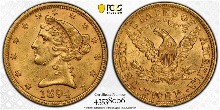 Cert 43538006 - Coin Image