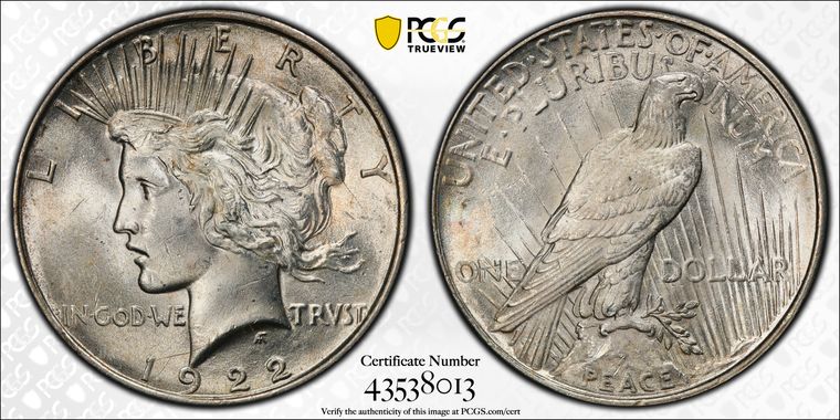 Cert 43538013 - Coin Image