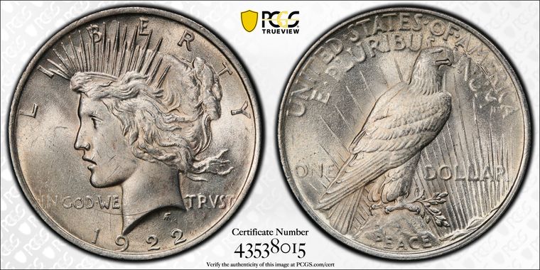 Cert 43538015 - Coin Image