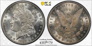1889 $1 MS62