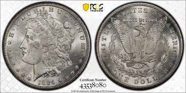 1884-CC $1 MS62