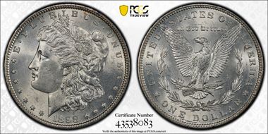 1898 $1 MS62