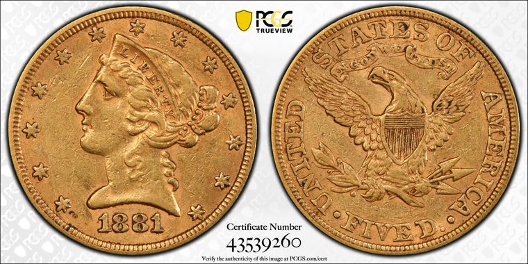 Cert 43539260 - Coin Image