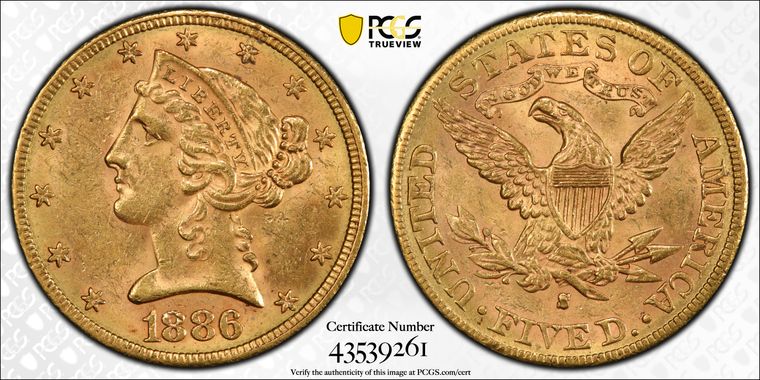 Cert 43539261 - Coin Image