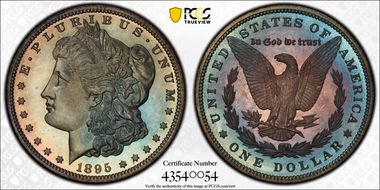 1895 $1 PR67+