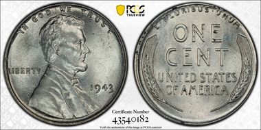 1943 1C MS65