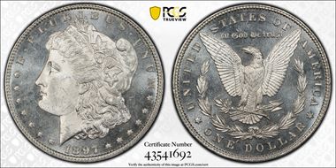 1897 $1 MS64DMPL