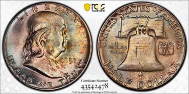 1951 50C MS66