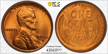 1954-D/D/D 1C RPM FS-501 MS65RD