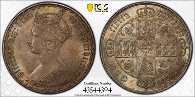 1866 Florin S-3892 MS63