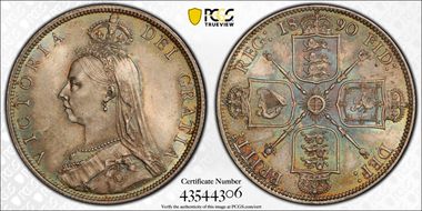 1890 Florin S-3925 MS65