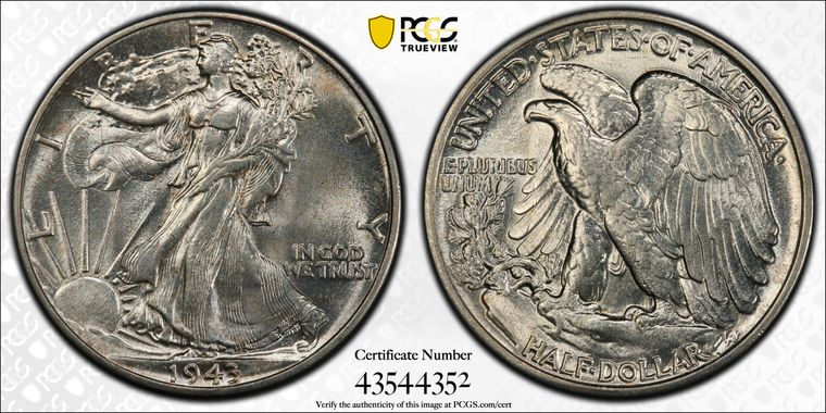 Cert 43544352 - Coin Image