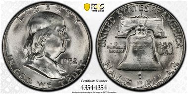 1952-S 50C MS64