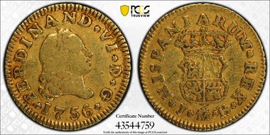 1756-M JB 1/2 Esc Calico-559  3rd Bust VF30