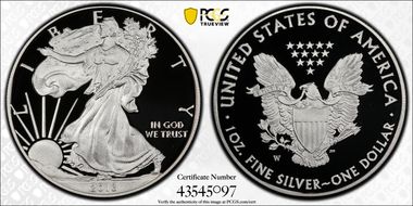 2013-W $1 Silver Eagle PR70DCAM