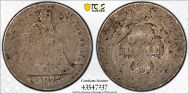 1875-S 10C Mintmark Below Bow PO1