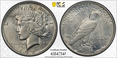 1927-D $1 AU53
