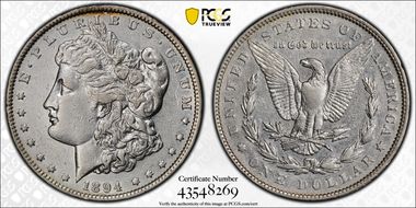1894 $1 XF40