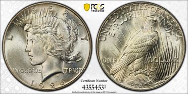 1926 $1 MS65