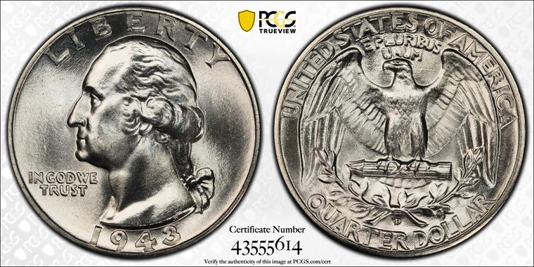 Cert 43555614 - Coin Image