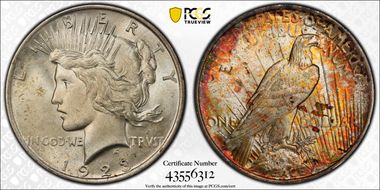 1923 $1 MS62