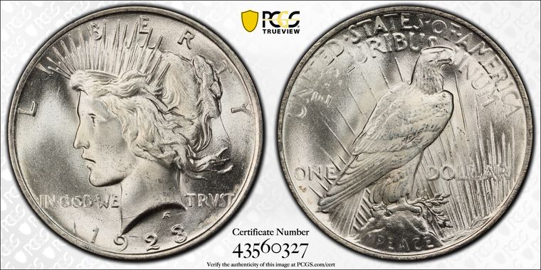 Cert 43560327 - Coin Image