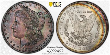1886 $1 MS63