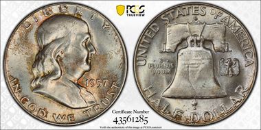 1957-D 50C MS64